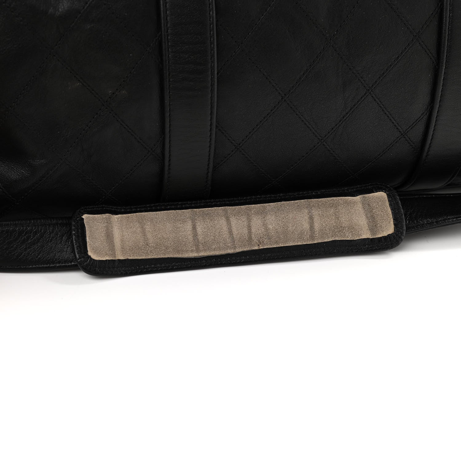 Chanel Calfskin Stitched CC Boston Black 14 of 15