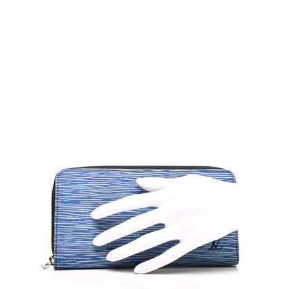 Louis Vuitton Epi Zippy Wallet Denim Light 2 of 8