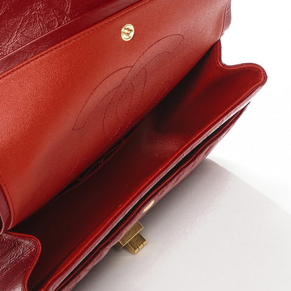 Chanel Aged Calfskin Chevron Quilted 2.55 Reissue 225 Flap Red 5 of 7