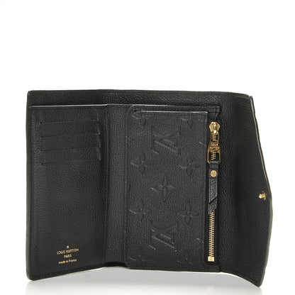 Louis Vuitton Empreinte Compact Curieuse Wallet Black 5 of 6
