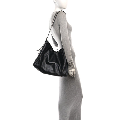 Louis Vuitton Lambskin CarryAll Vibe MM Black 2 of 10