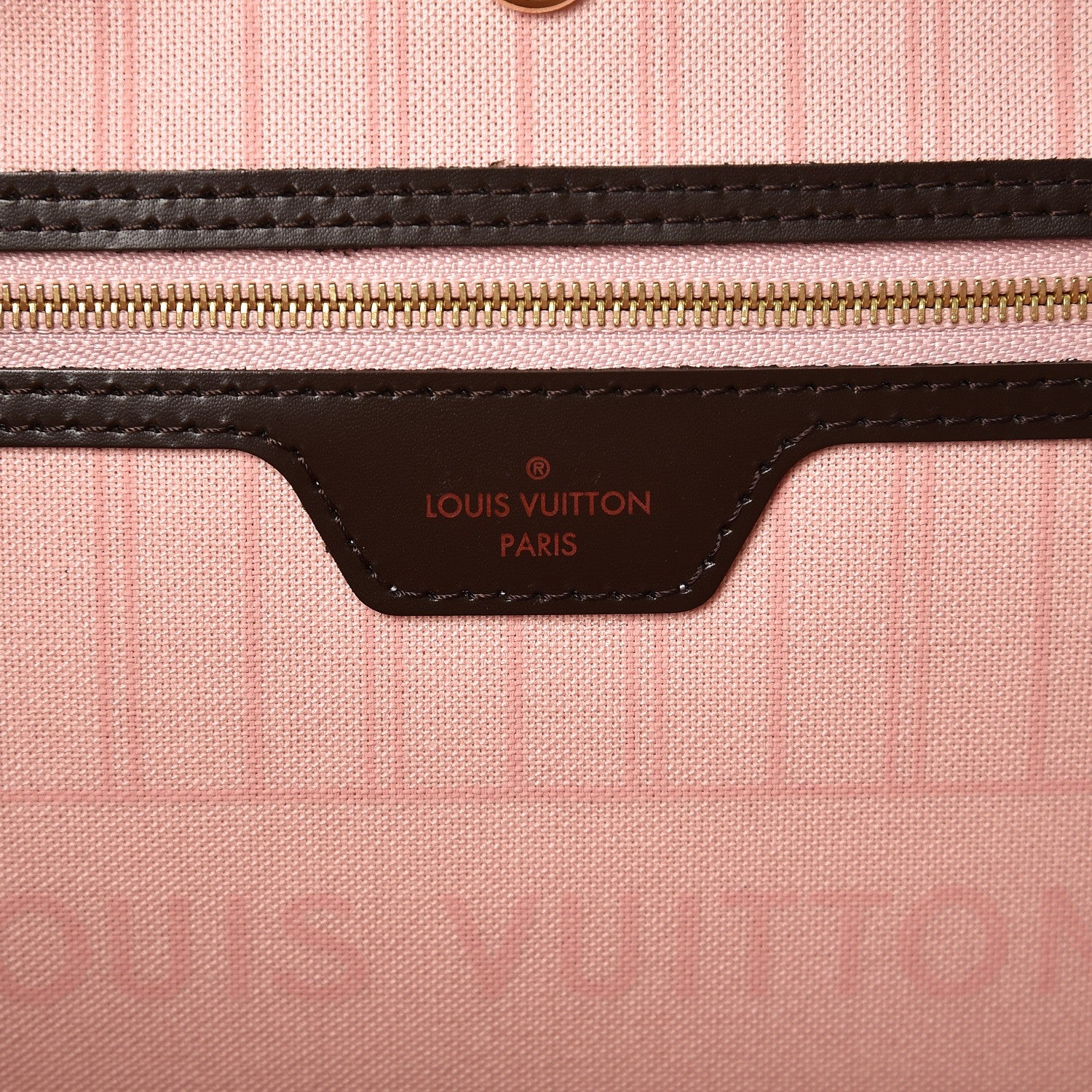 Louis Vuitton Damier Ebene Neo Neverfull MM Rose Ballerine 6 of 10