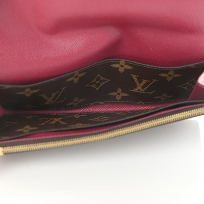 Louis Vuitton Monogram Emilie Wallet Fuchsia 5 of 9