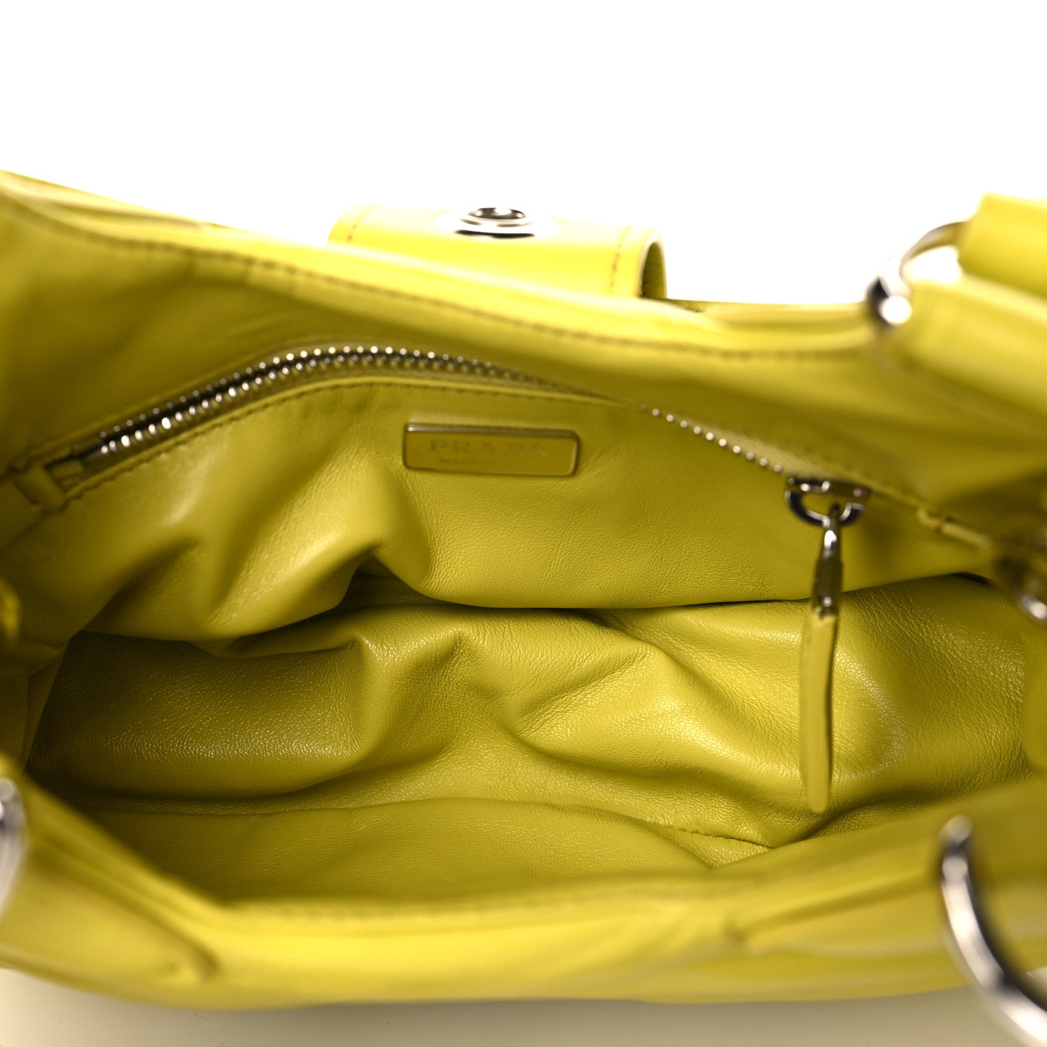 Prada Nappa Soft Padded Re-Edition 2002 Moon Bag Cedro 4 of 8