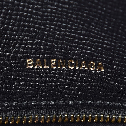 Balenciaga Signature Grained Calfskin Graffiti S Ville Top Handle Bag Black Multicolor 9 of 10