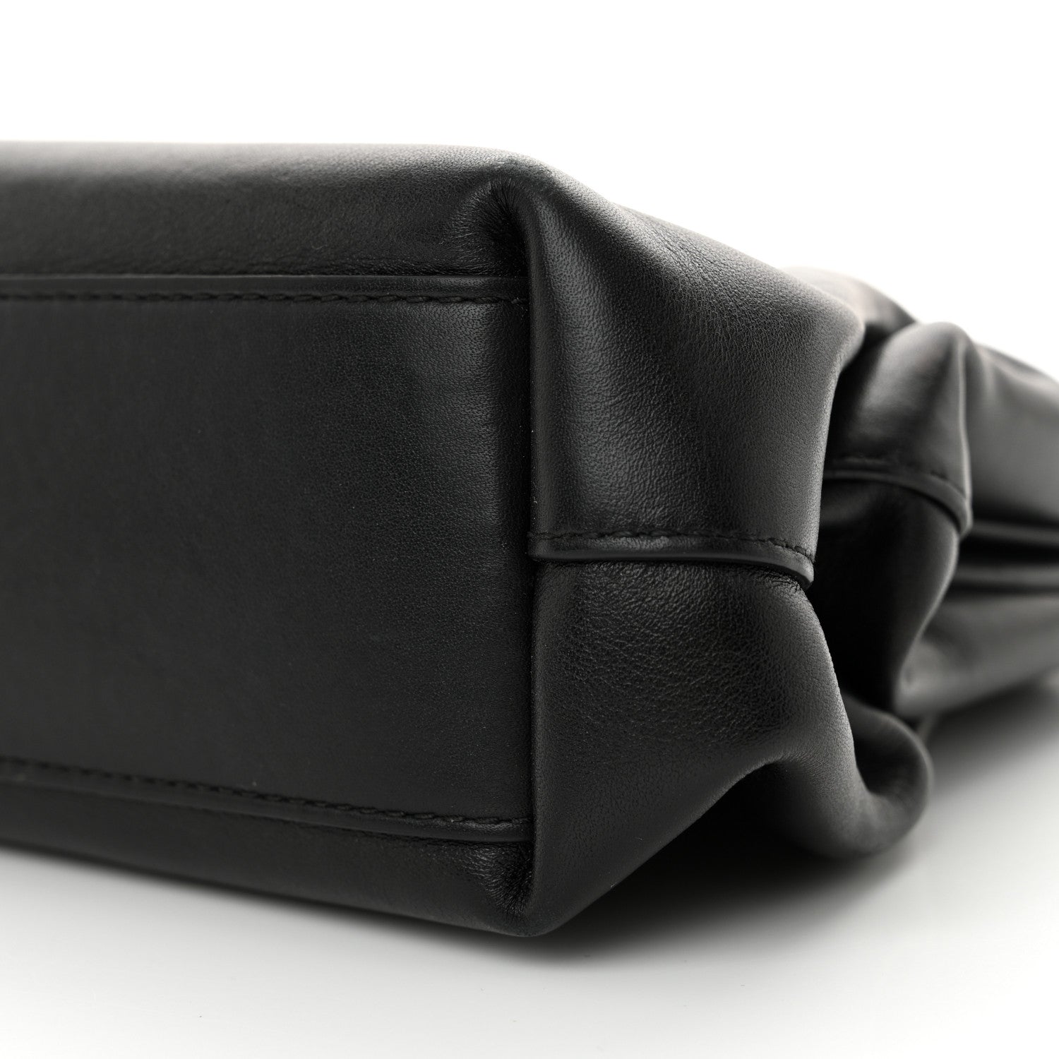 Bottega Veneta Calfskin Small The Point Triangle Bag Black 9 of 11