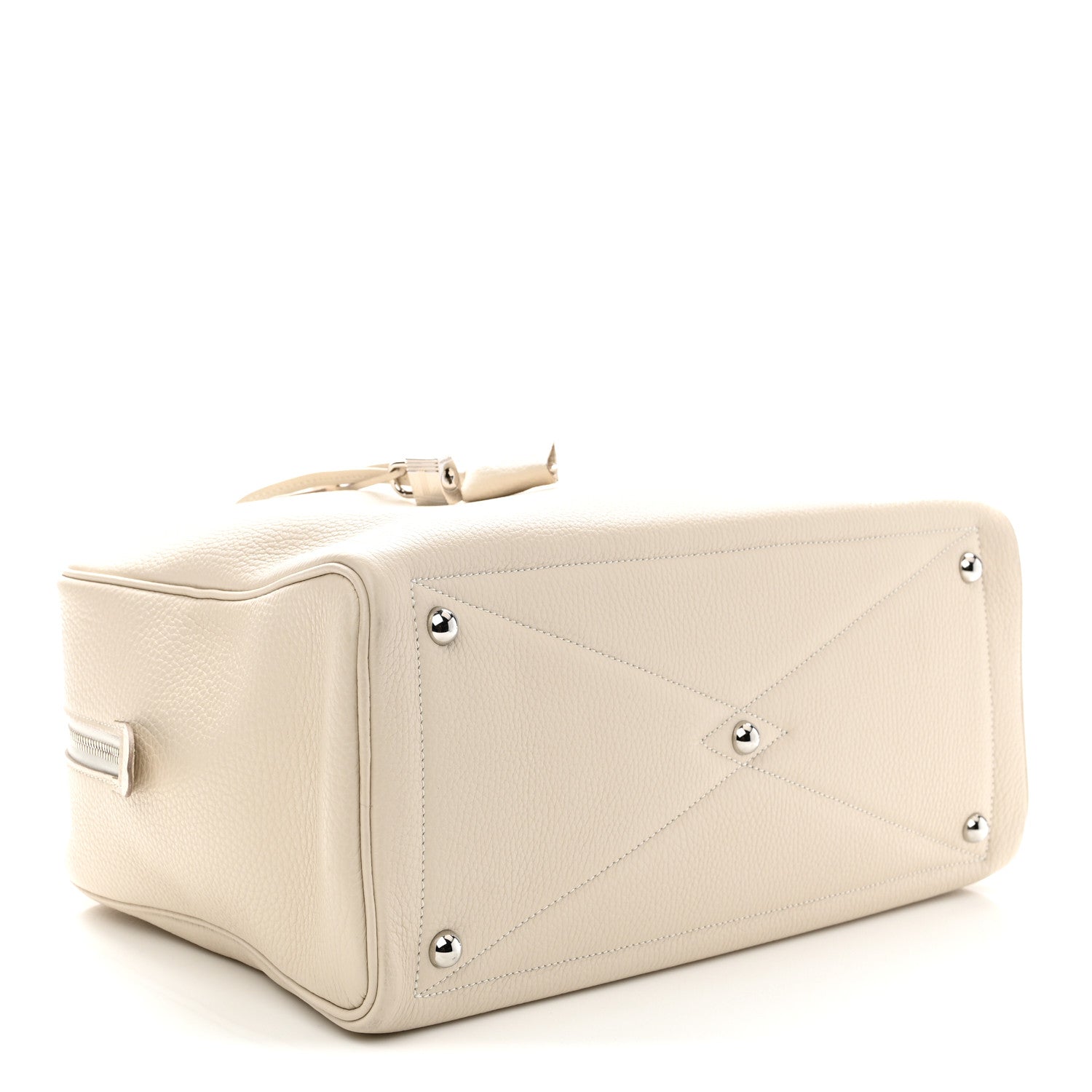 Hermes Taurillon Clemence Victoria II 35 Craie 4 of 10