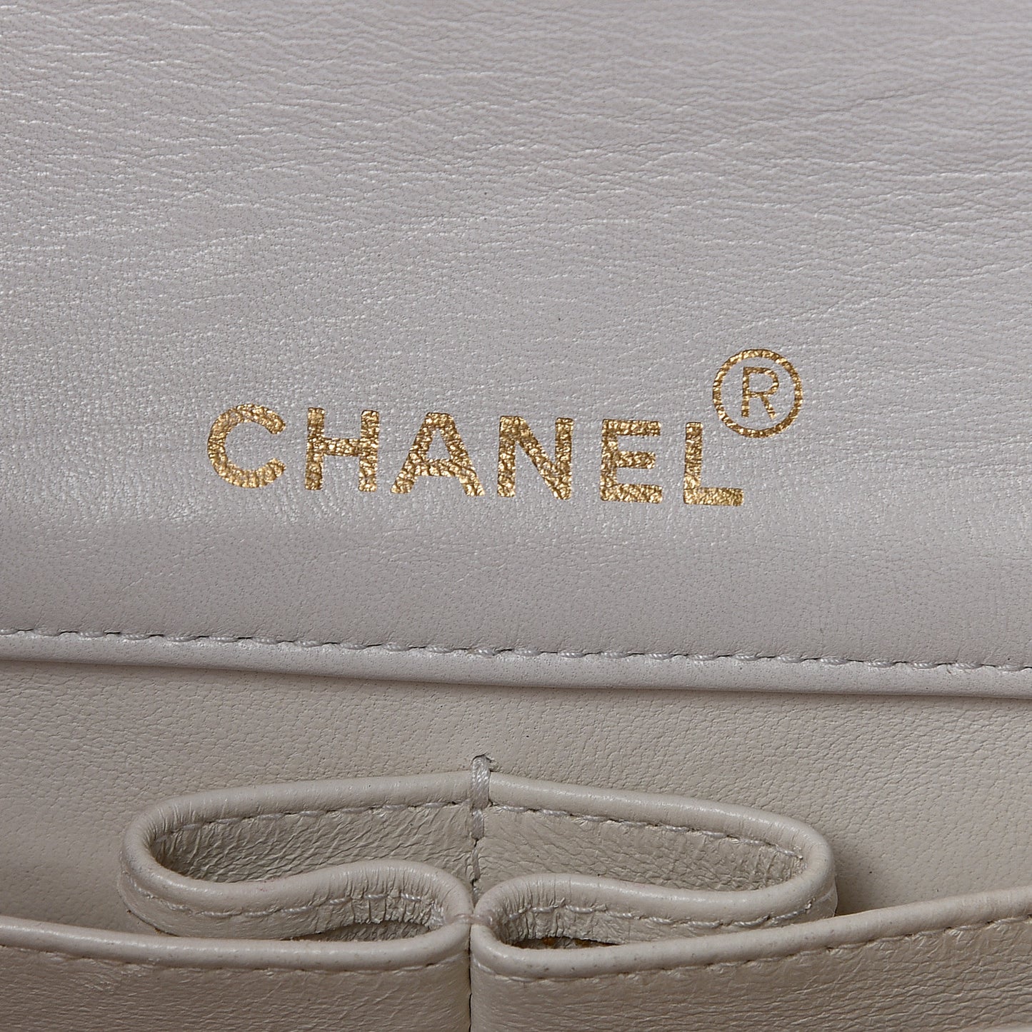 Lambskin Quilted Mini Flap White