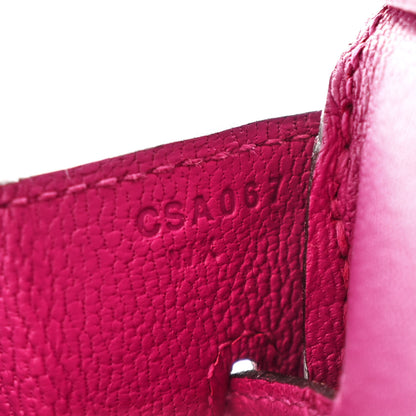 Hermes Ostrich Birkin 30 Rose Pourpre 7 of 16
