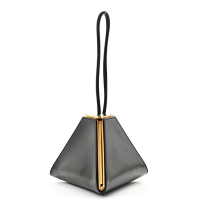 Bottega Veneta Calfskin Pyramid Bag Black 1 of 9