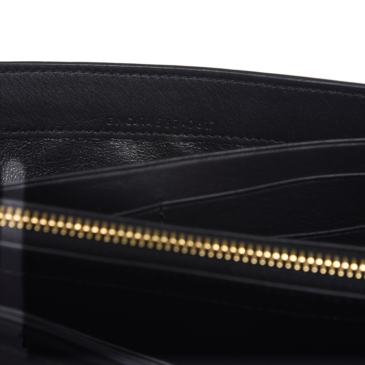Calfskin Monogram Large Flap Wallet Black