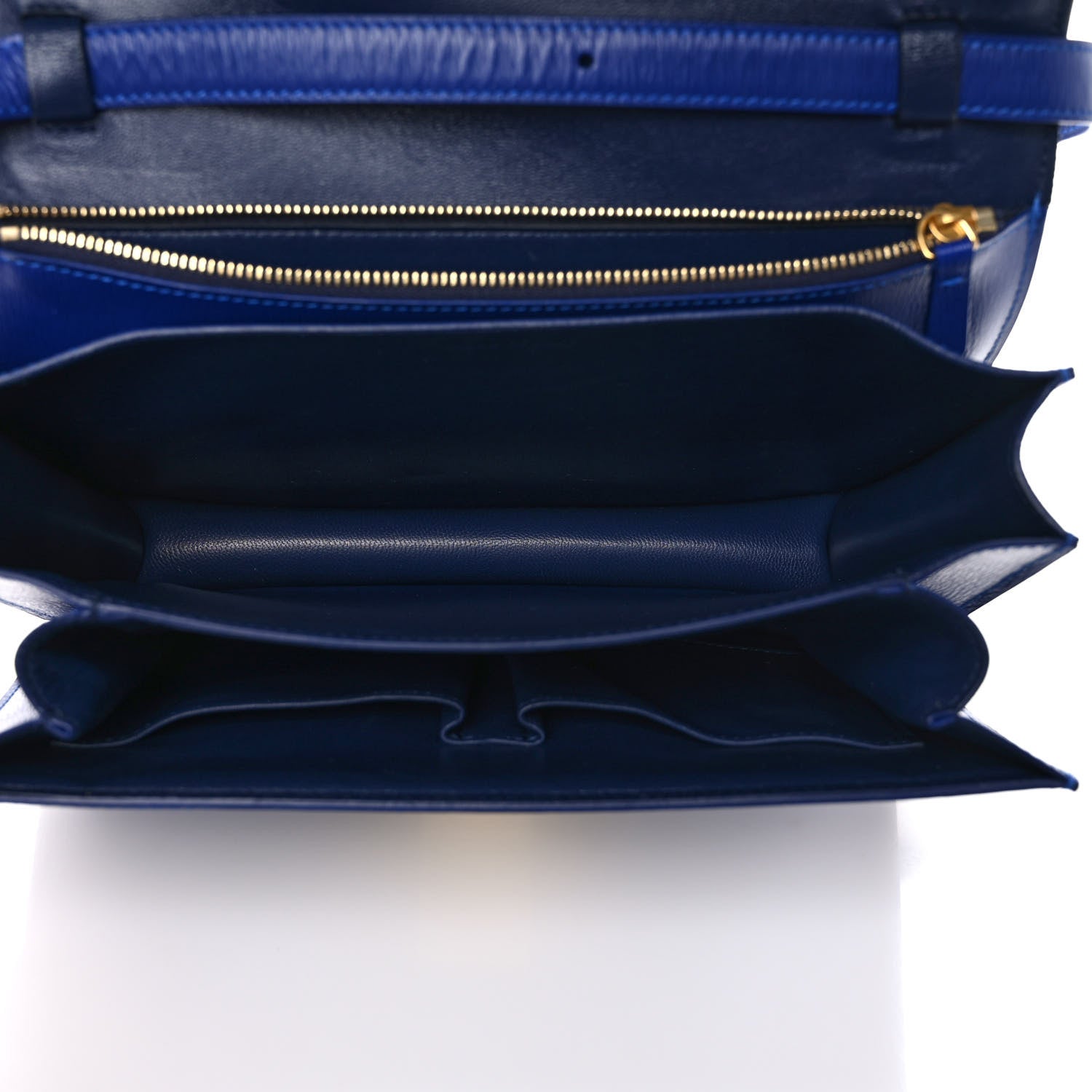 Celine Liege Calfskin Medium Classic Box Flap Bag Indigo 5 of 9
