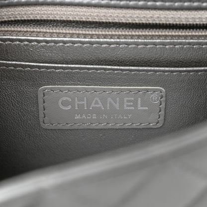 Chanel Metallic Lambskin Quilted Mini Rectangular Flap Silver 6 of 10