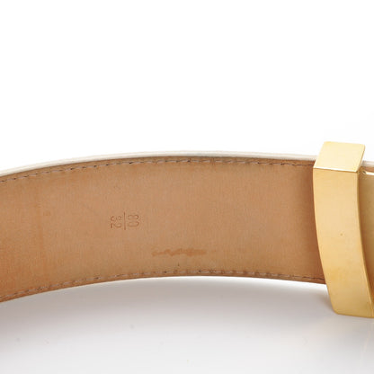 Louis Vuitton Damier Azur LV Initiales Belt 80 32 7 of 11