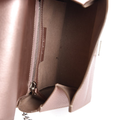 Givenchy Metallic Calfskin Mini Pandora Box Chain Crossbody Bag Light Pink 5 of 9