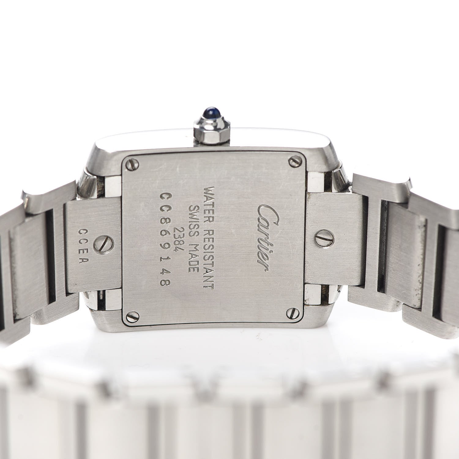 Cartier Stainless Steel 20mm Tank Francaise Quartz Watch 4 of 5