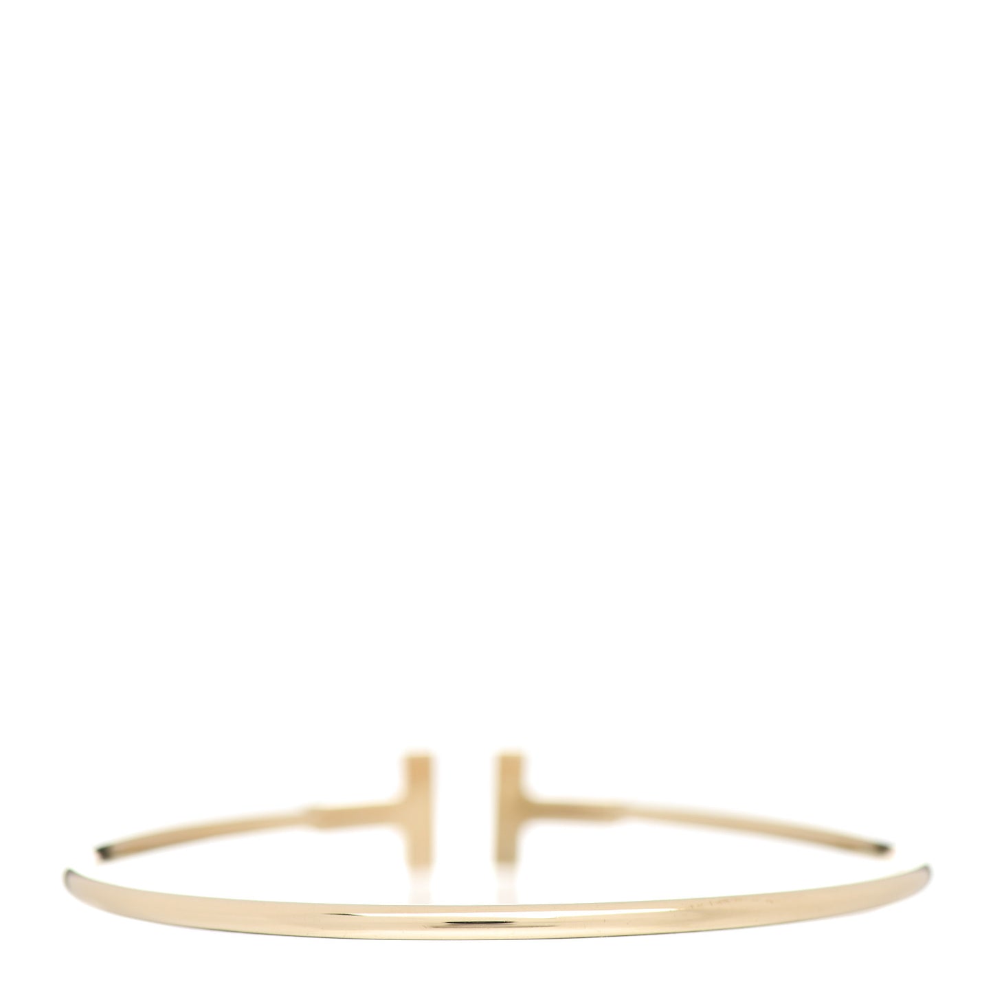 18K Yellow Gold T Wire Bracelet