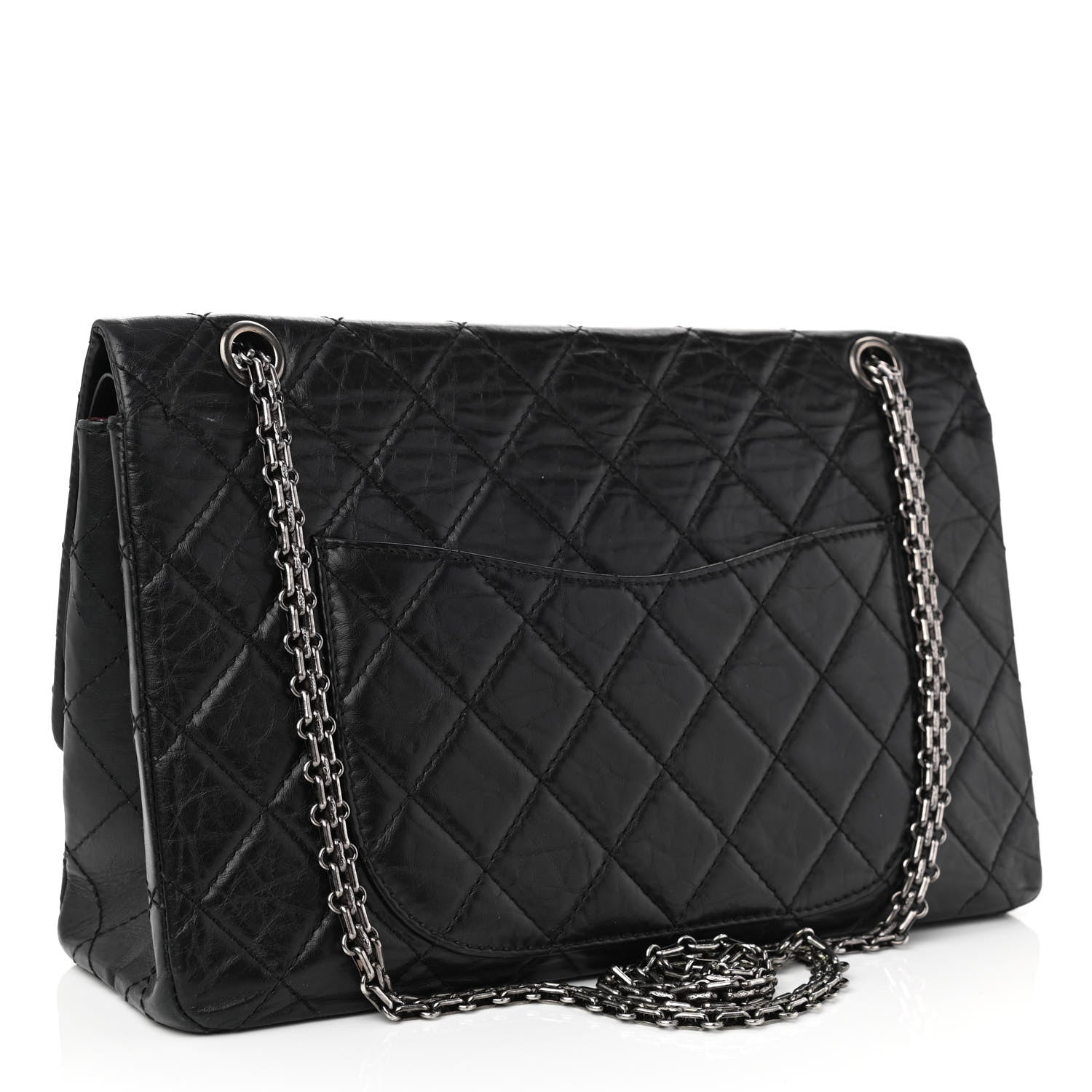 Chanel Aged Calfskin Quilted 2.55 Reissue 227 Flap Black 3 of 11