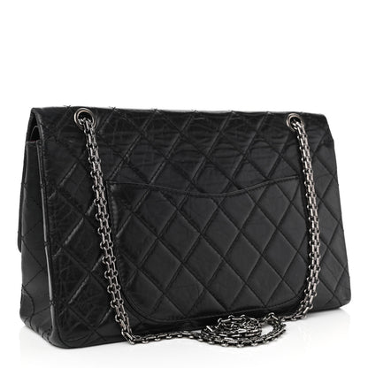 Chanel Aged Calfskin Quilted 2.55 Reissue 227 Flap Black 3 of 11