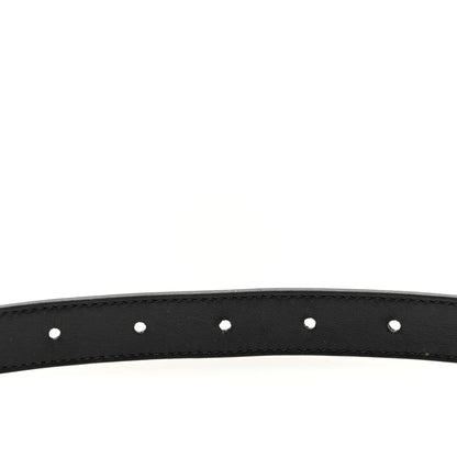 Gucci Calfskin GG Supreme Monogram Double G Reversible 20mm Belt 90 36 Beige New 90/36 Beige Ebony Black 5 of 6