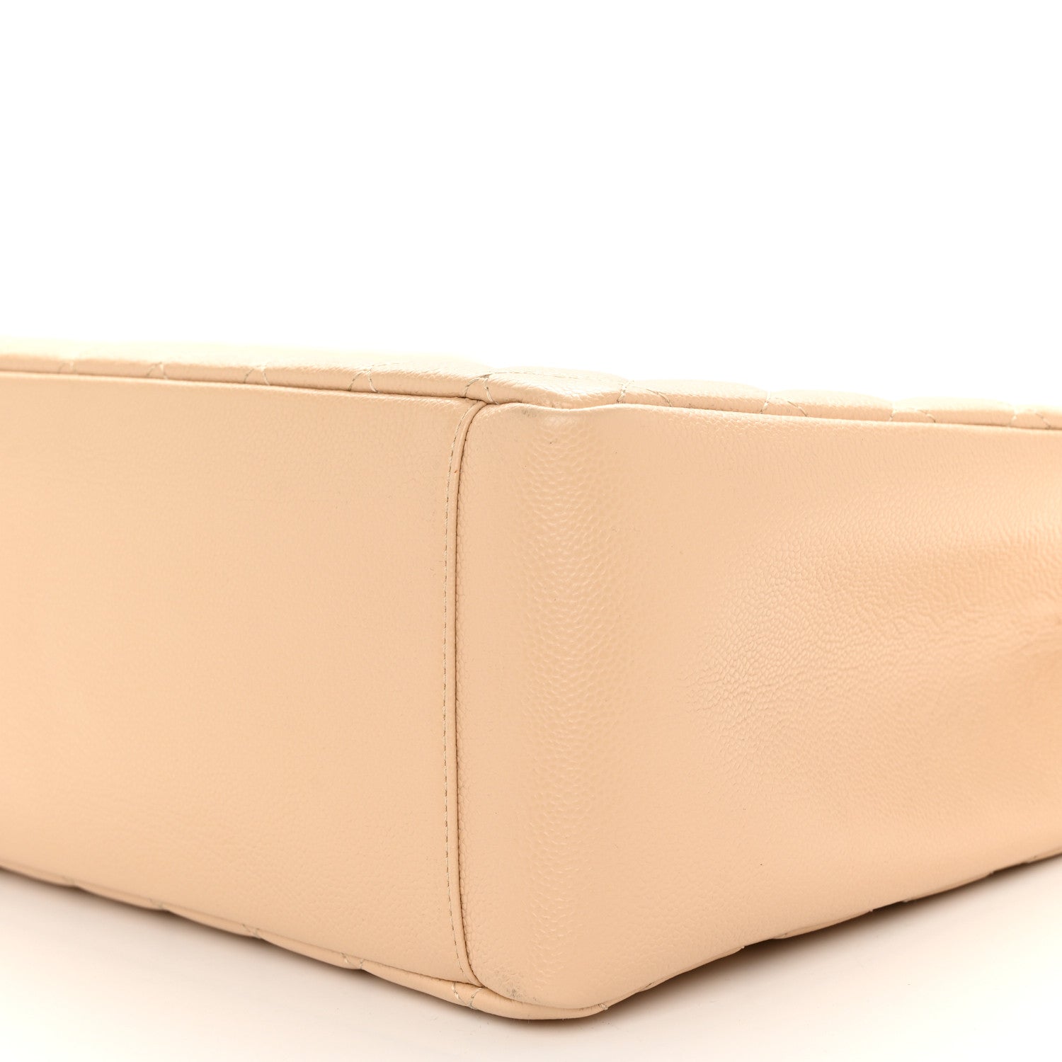 Chanel Caviar Quilted Grand Shopping Tote GST Beige 10 of 11
