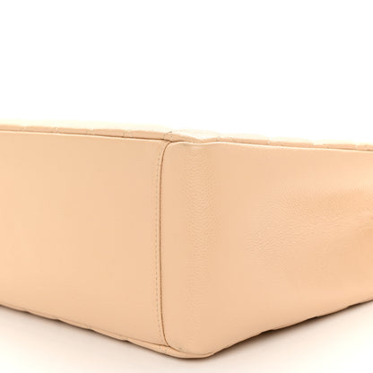 Chanel Caviar Quilted Grand Shopping Tote GST Beige 10 of 11