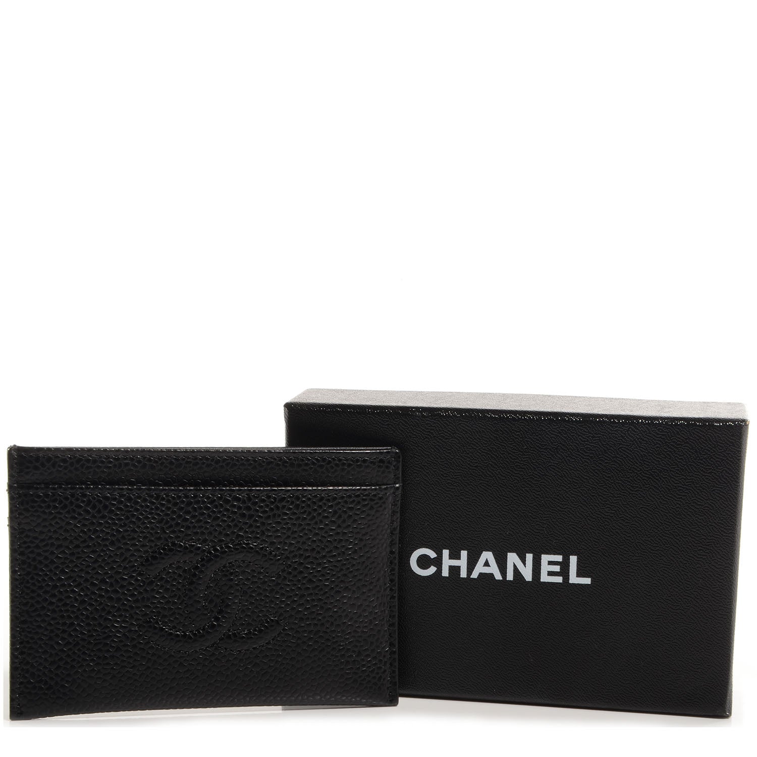 Chanel Caviar Timeless CC Card Holder Black 6 of 9