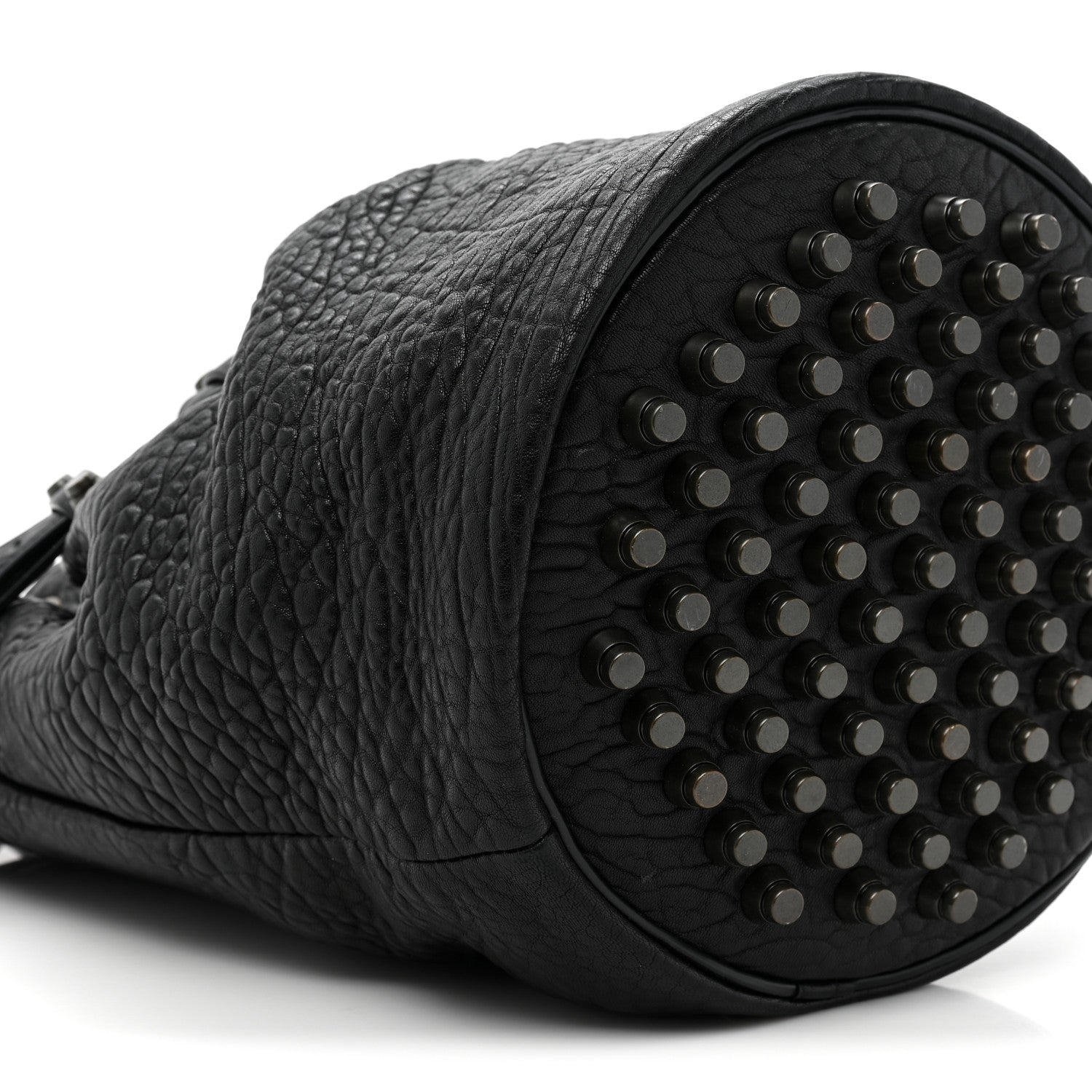 Alexander Wang Pebbled Lambskin Diego Bucket Bag Black Nickel Hardware 8 of 9