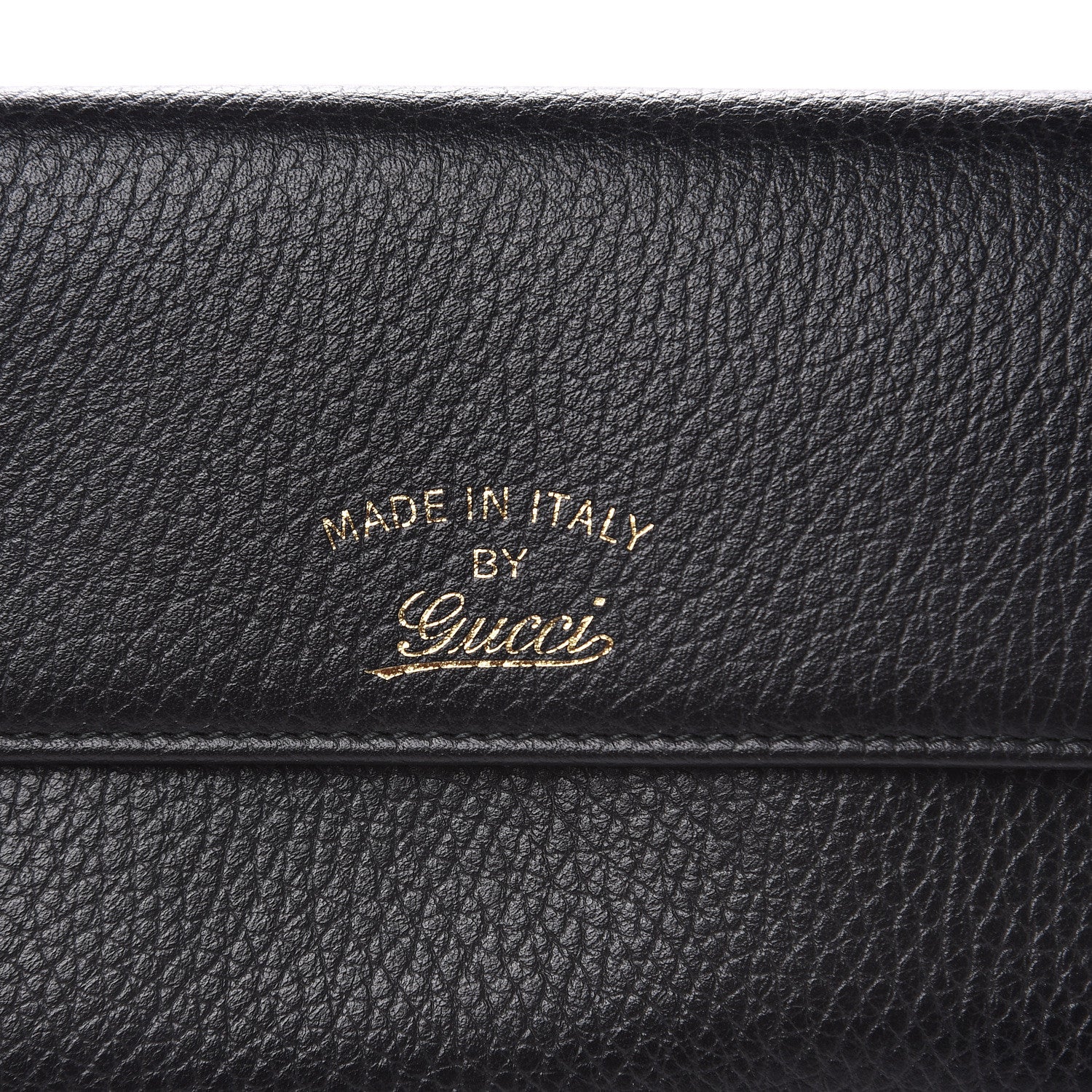 Gucci Dollar Calfskin Swing Continental Wallet Black 8 of 10