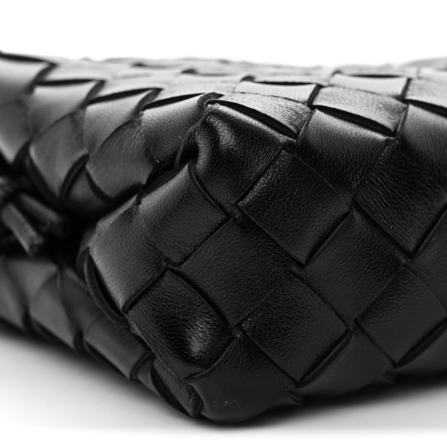 Nappa Intrecciato Mini Loop Camera Bag Black