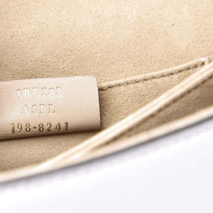 Fendi X FILA Vitello Liberty Mania Bi-Color FF 1974 Embossed Kan I Shoulder Bag White Nebula Multicolor 6 of 15
