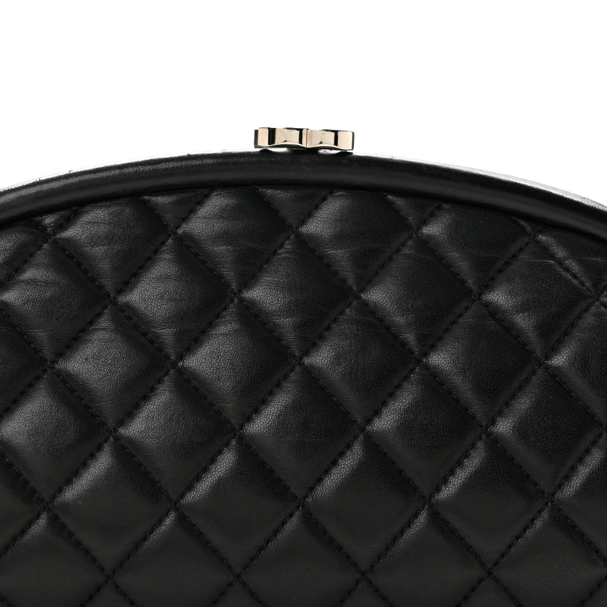 Chanel Lambskin Quilted Timeless Clutch Black 8 of 13