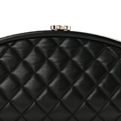 Chanel Lambskin Quilted Timeless Clutch Black 8 of 13