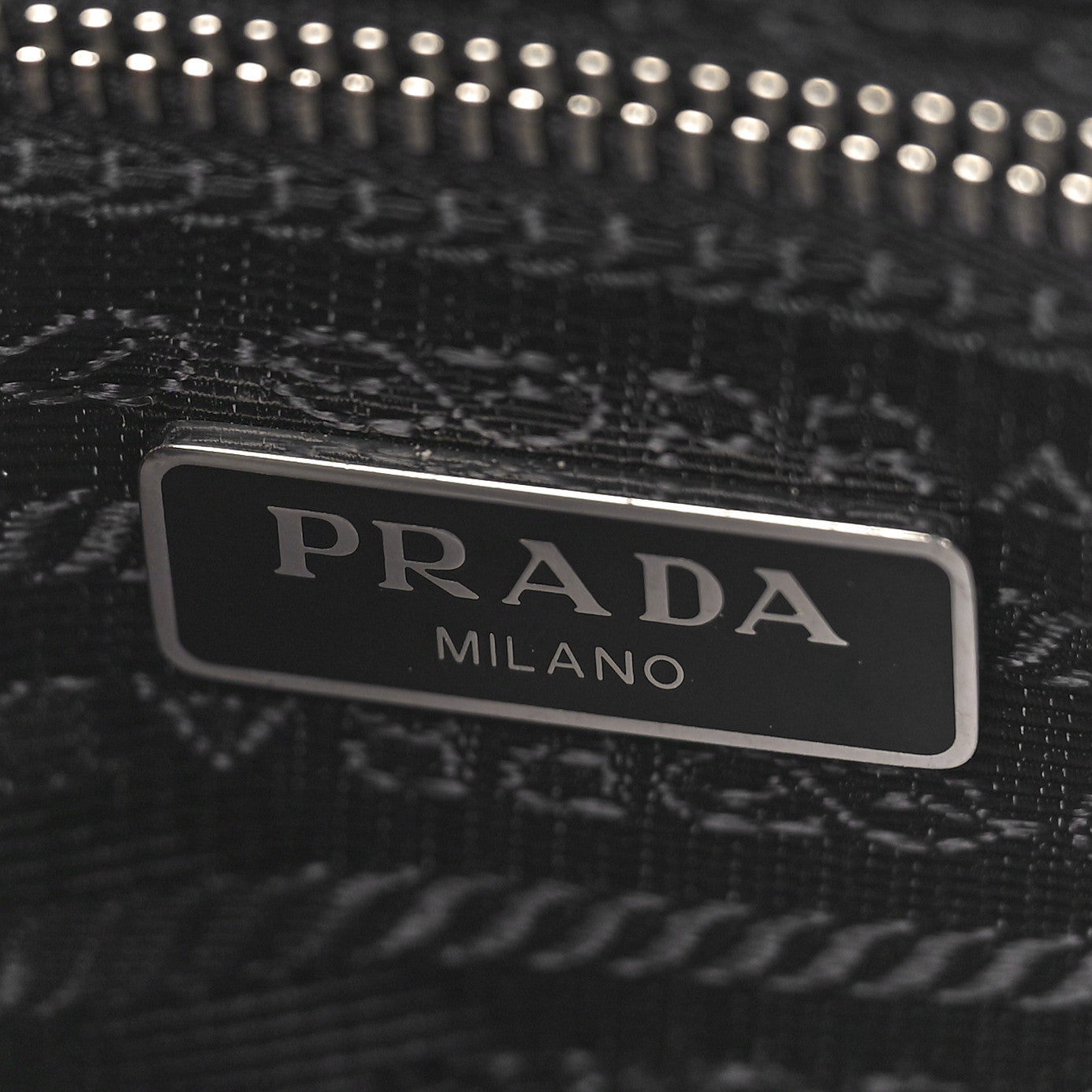 Prada Nylon Tessuto Impuntu Quilted Bandoliera Crossbody Bag Black 6 of 9