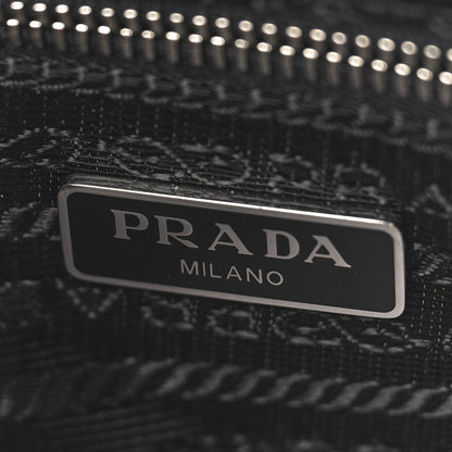 Prada Nylon Tessuto Impuntu Quilted Bandoliera Crossbody Bag Black 6 of 9