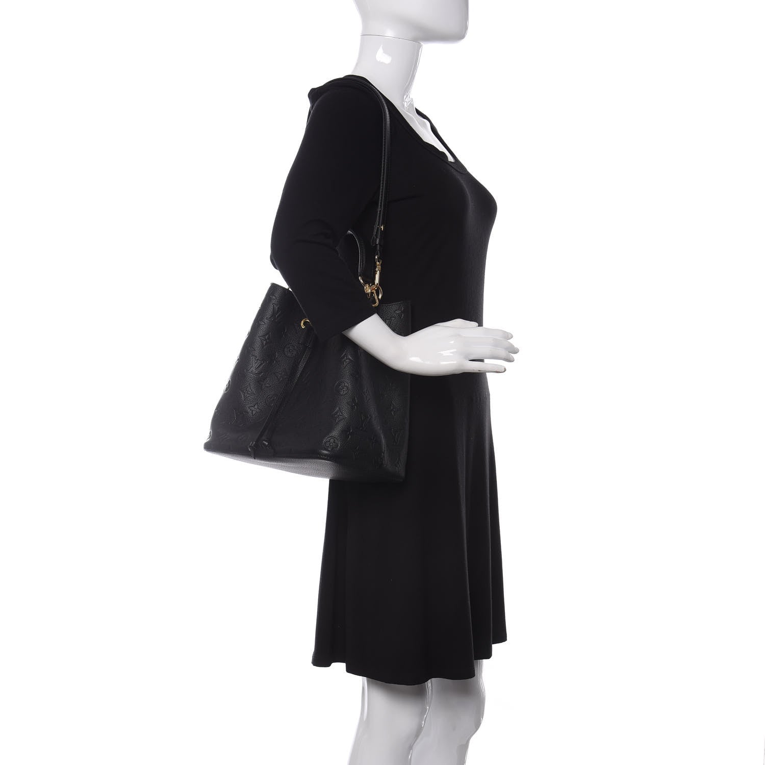 Louis Vuitton Empreinte Neonoe MM Black 2 of 10