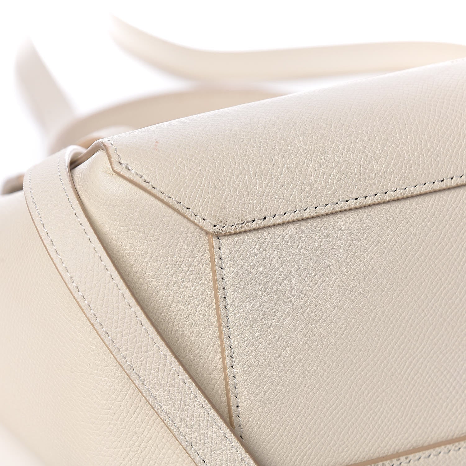 Celine Grained Calfskin Micro Belt Bag White 11 of 14