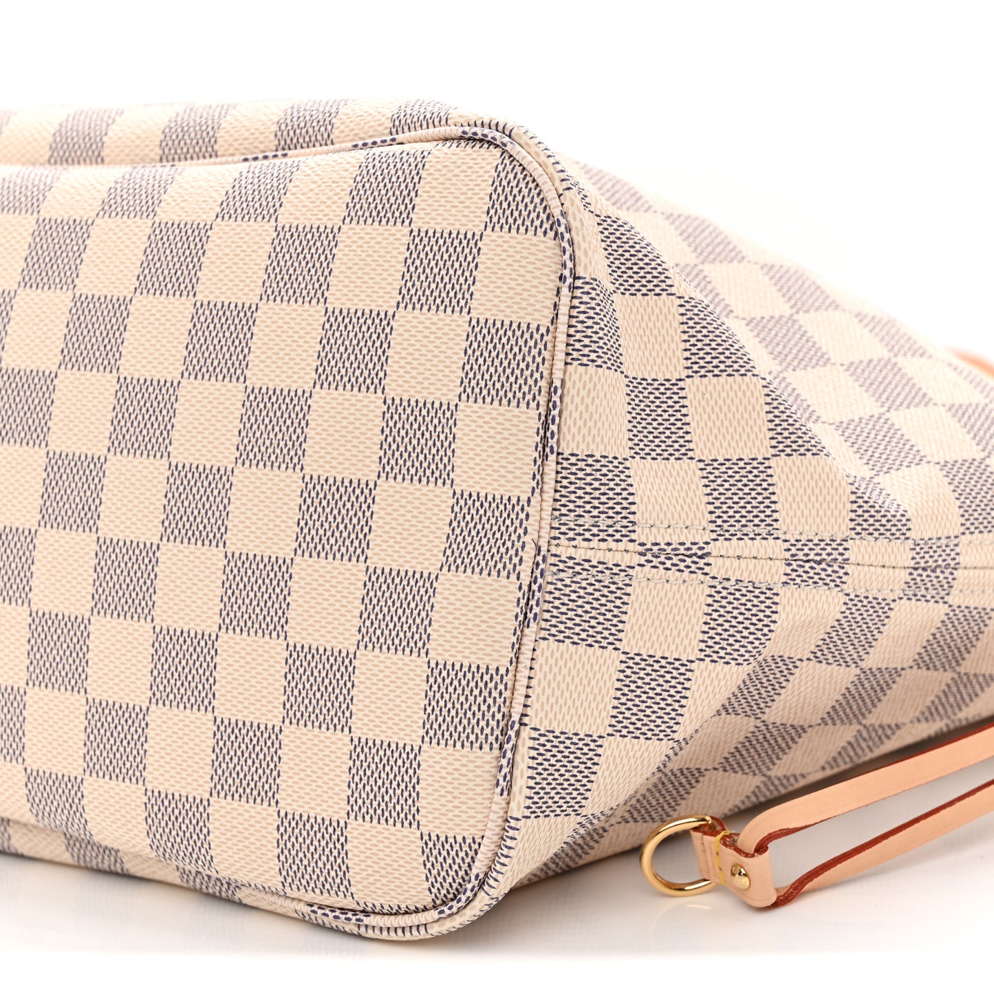 Damier Azur Neo Neverfull MM Rose Ballerine