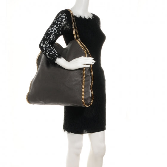 Stella McCartney Faux Leather Large Falabella Dark Chocolate 2 of 6
