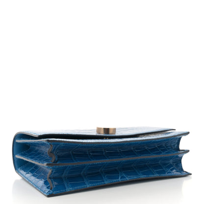Hermes Shiny Alligator Minuit Au Faubourg Bleu Izmir 4 of 10