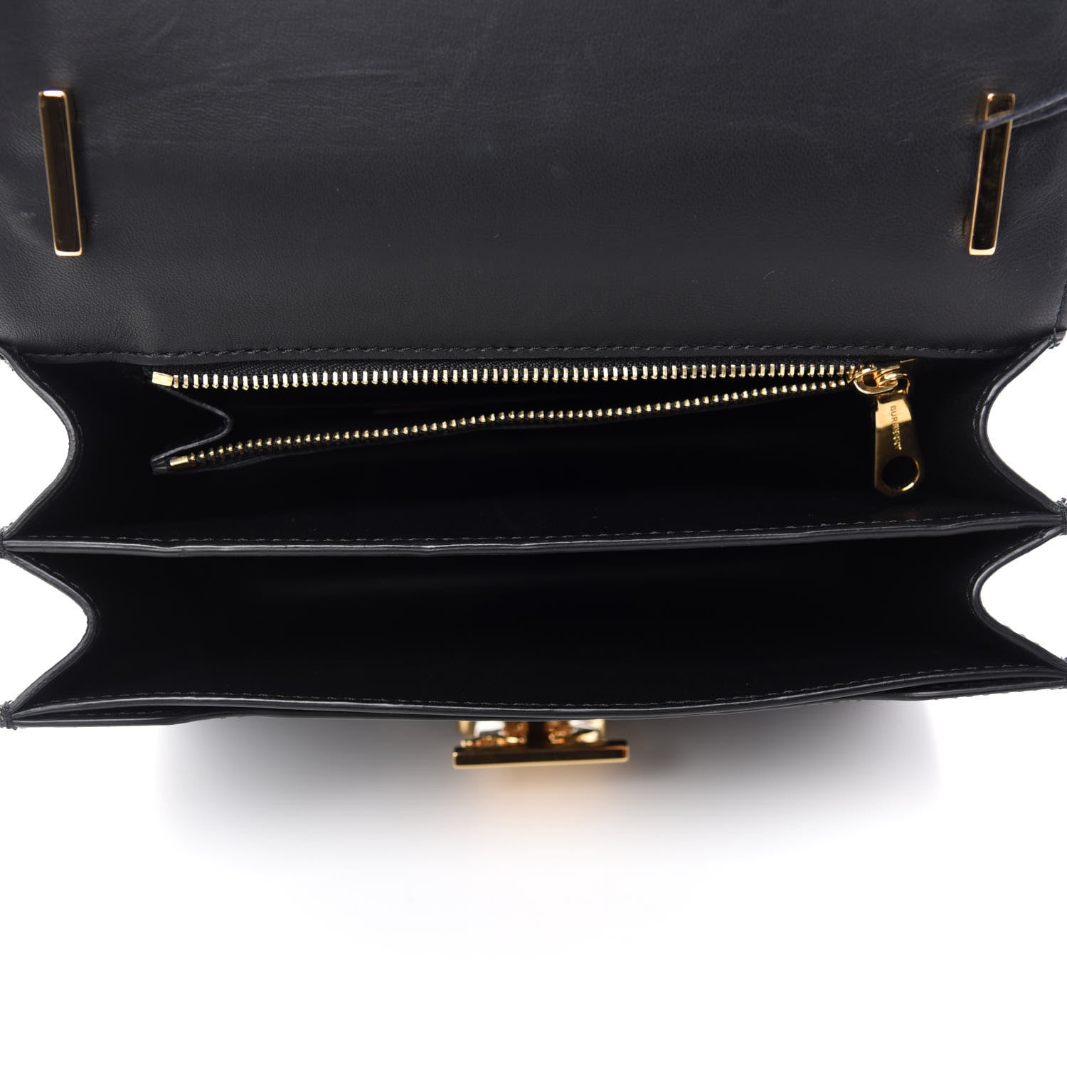 Burberry Calfskin Small TB Bag Black 5 of 9