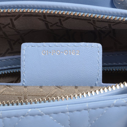 Christian Dior Lambskin Cannage Large Lady Dior Jean 7 of 7
