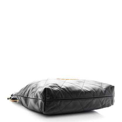 Chanel Shiny Calfskin Quilted Chanel 22 Black 5 of 12
