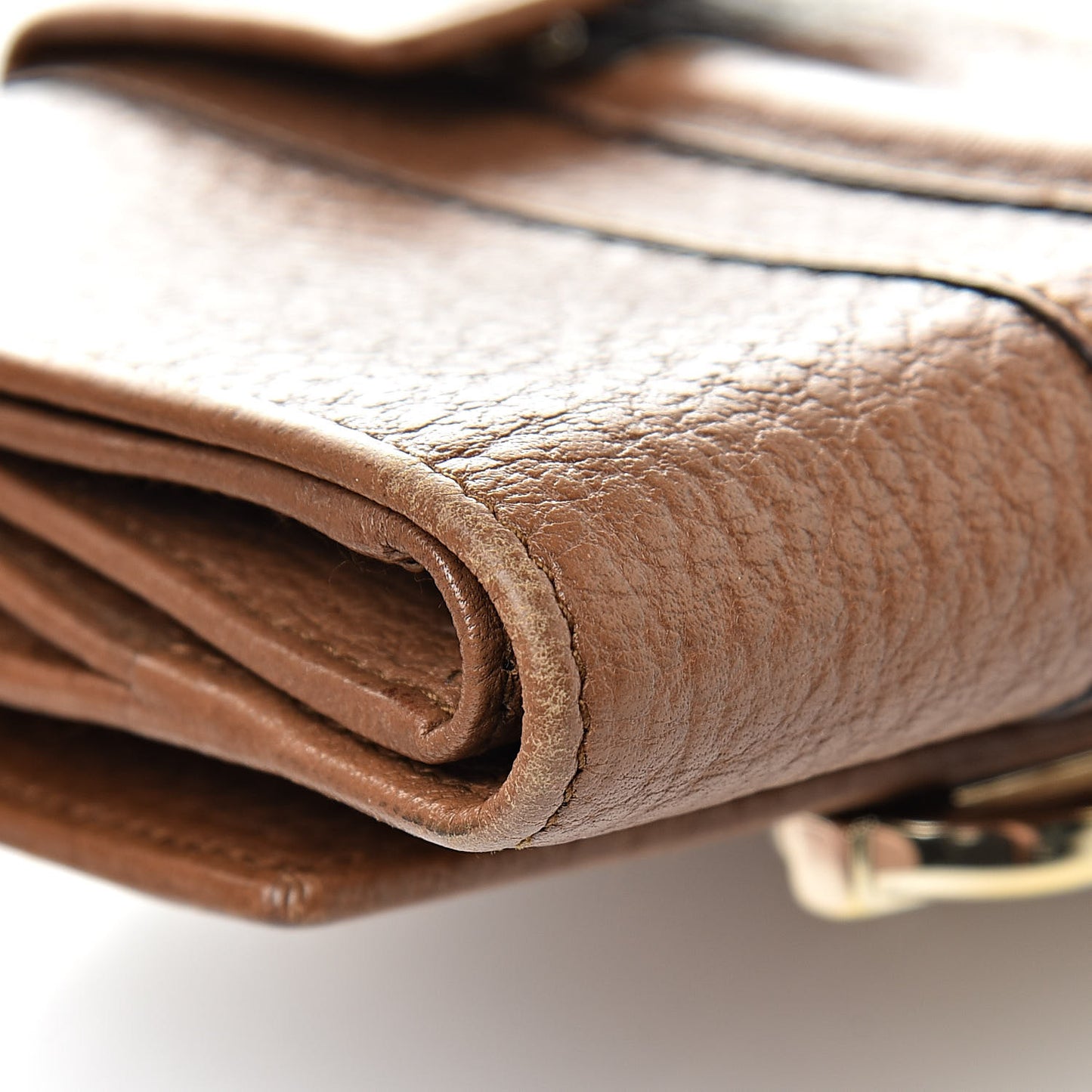 Calfskin French Junco Wallet Light Brown