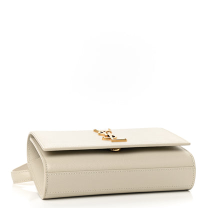 Saint Laurent Grain De Poudre Monogram Kate Belt Bag Crema Soft 3 of 7