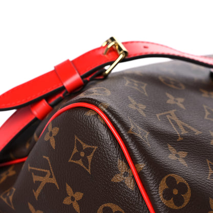 Louis Vuitton Calfskin Monogram Keepall Bandouliere 50 Coquelicot 9 of 13