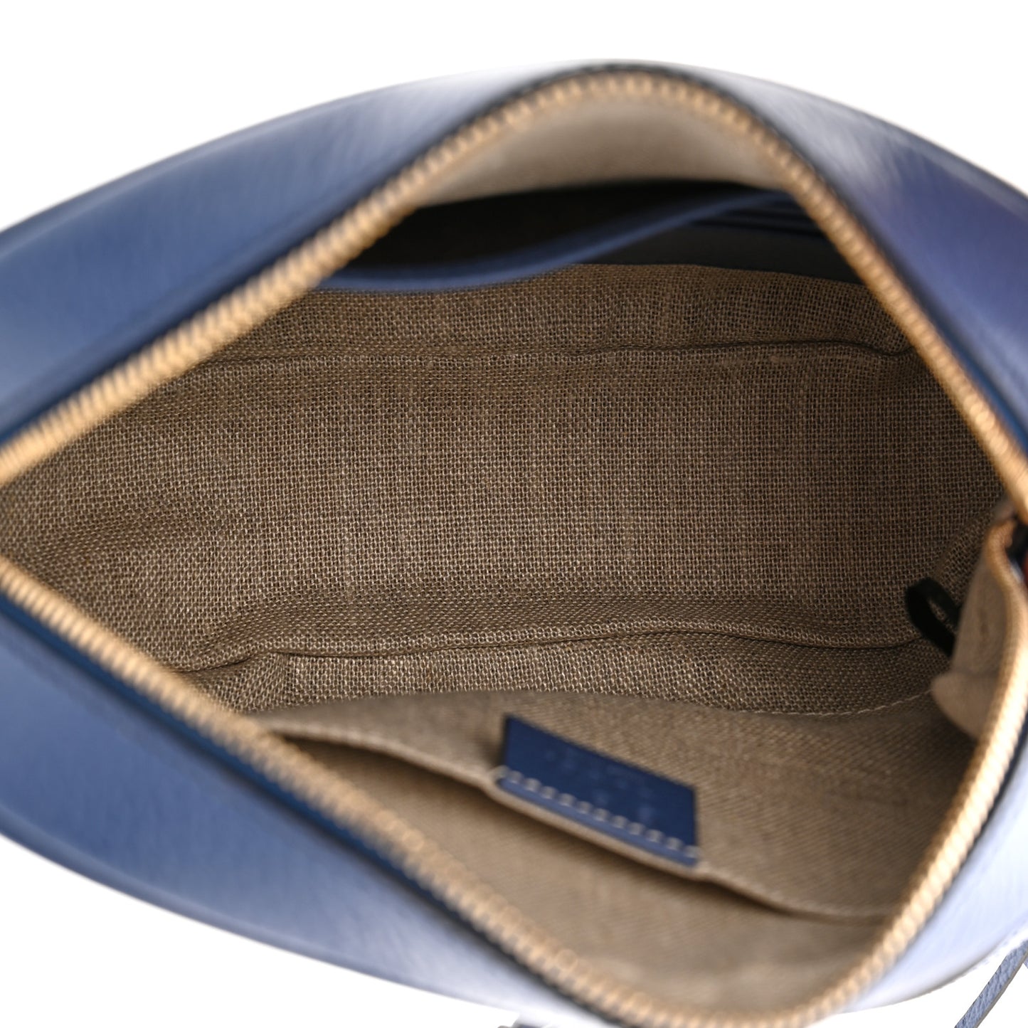 Monogram Dollar Calfskin Mini Bree Messenger Bag Beige Ebony Caspian
