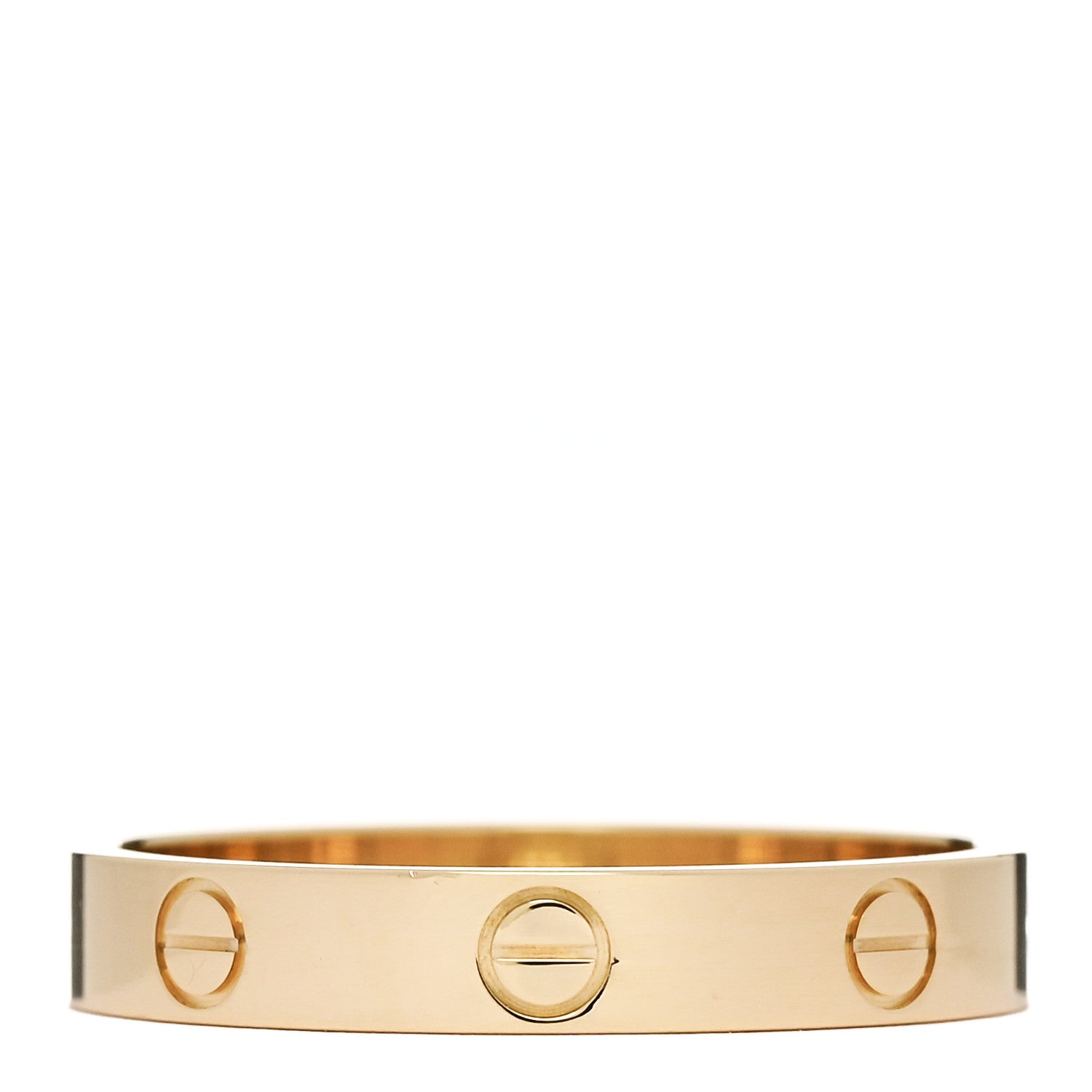 Cartier 18K Yellow Gold 3.5mm LOVE Wedding Band Ring 61 9.5 3 of 5