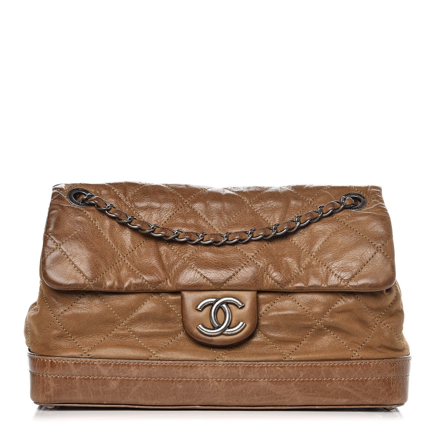 Chanel Iridescent Calfskin Quilted VIP Flap Brown 1 of 13