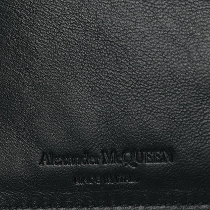 Alexander McQueen Calfskin Graffiti Logo Card Holder Black 3 of 8